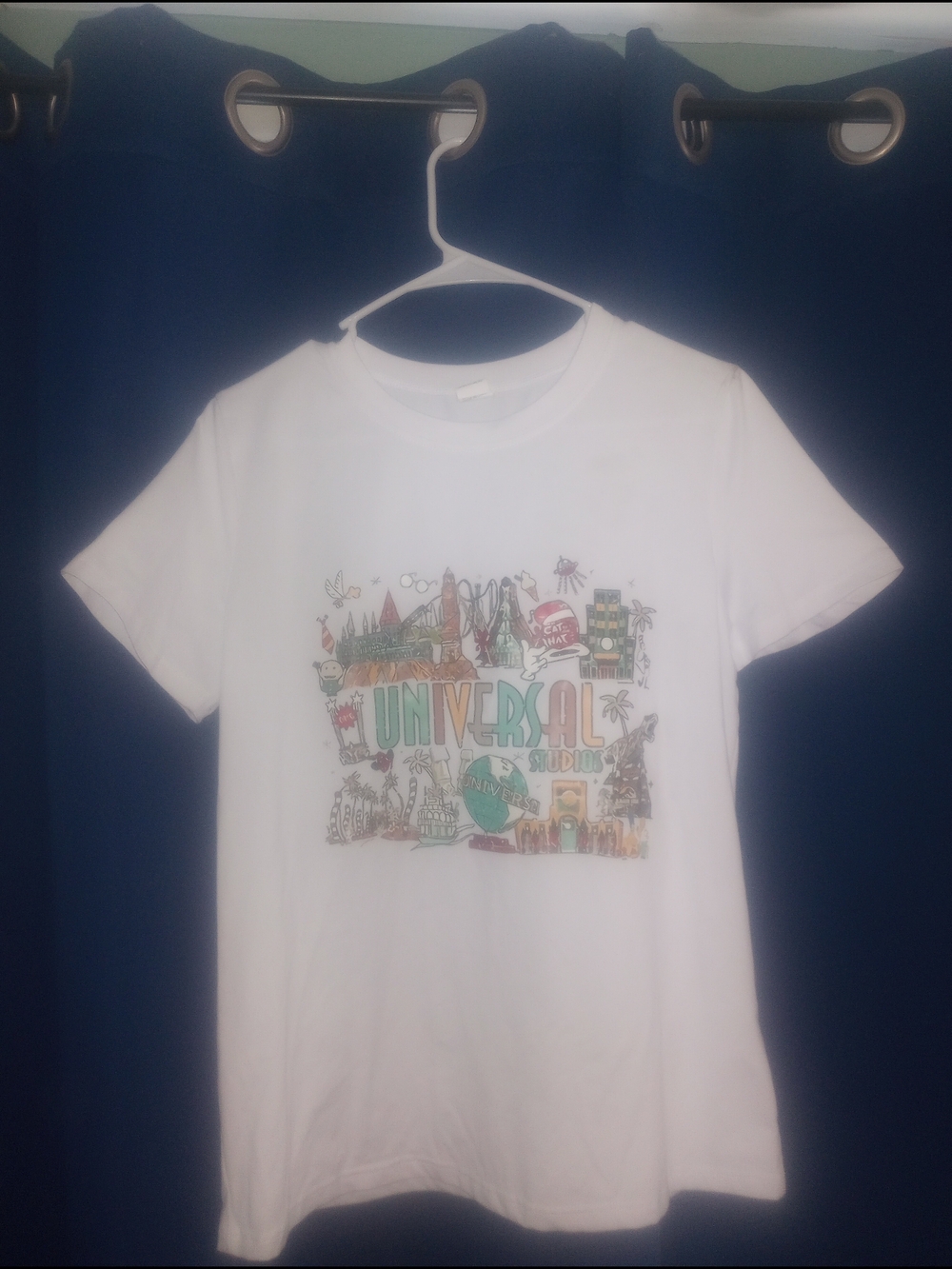 Universal White Graphic Tee